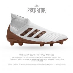 Adidas Predator 18+ FREE PSD Mockup